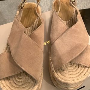 Marc fisher suede sandals